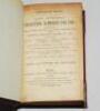 Wisden Cricketers' Almanack 1895. 32nd edition. Bound in maroon half leather boards, lacking original paper wrappers, with titles in gilt to spine, red speckled page edges. Lacking first and rear advertising pages, some browning to page edges otherwise in