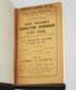 Wisden Cricketers' Almanack 1902. 39th edition. Bound in light brown boards, with original paper wrappers, with titles in gilt to spine. Some loss to the rear wrapper, odd minor faults otherwise in good condition. Sold with a green and brown quarter leath