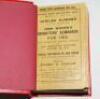 Wisden Cricketers' Almanack 1912 and 1913. 49th &amp; 50th editions. The first edition bound in grey boards and the latter in red board, with original paper wrappers, with gilt titles to spine. Both editions with some wear to the wrappers otherwise in goo - 2