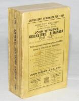 Wisden Cricketers' Almanack 1937. 74th edition. Original paper wrappers. Minor soiling to wrappers and spine paper otherwise in good/very good condition - cricket