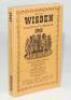 Wisden Cricketers' Almanack 1945. 82nd edition. Original limp cloth covers. Only 6500 paper copies printed in this war year. Very good/excellent condition. Rare war-time edition - cricket