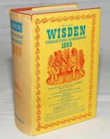 Wisden Cricketers' Almanack 1969. Original hardback with dustwrapper. Some age toning and nicks to the dustwrapper spine otherwise in good/very good condition - cricket