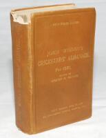 Wisden Cricketers' Almanack 1921. 58th edition. Original hardback. Some wear and soiling to boards, bumping to corners, significant loss to head of spine paper, slight dulling to gilt titles. Handwritten name of ownership to yellow end papers at front and