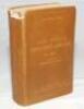 Wisden Cricketers' Almanack 1921. 58th edition. Original hardback. Some wear and soiling to boards, bumping to corners, significant loss to head of spine paper, slight dulling to gilt titles. Handwritten name of ownership to yellow end papers at front and