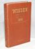 Wisden Cricketers' Almanack 1943. 80th edition. Original hardback. Only 1400 hardback copies were printed in this war year. Re-gilding to titles and date on front board and spine, some soiling to page block edge otherwise in good+ condition. Rare wartime 