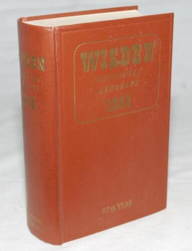 Wisden Cricketers' Almanack 1960. Original hardback. Very good condition - cricket