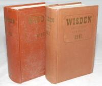Wisden Cricketers' Almanack 1961 and 1962. Original hardback editions. Some light staining to the boards of the 1962 edition otherwise in good condition. Qty 2 - cricket