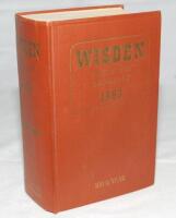 Wisden Cricketers' Almanack 1963. Original hardback. Some wrinkling to spine paper otherwise in very good condition - cricket