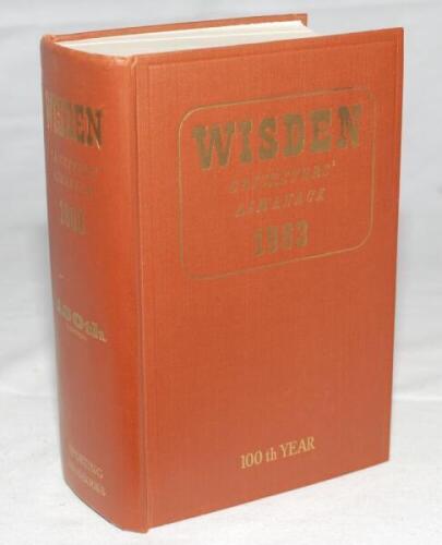 Wisden Cricketers' Almanack 1963. Original hardback. Very good condition - cricket