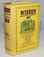 Wisden Cricketers' Almanack 1965. Original hardback with dustwrapper. Some age toning to dustwrapper spine, odd minor marks to dustwrapper otherwise in good+ condition - cricket