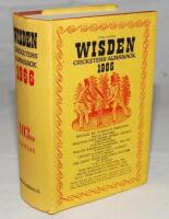 Wisden Cricketers' Almanack 1966. Original hardback with dustwrapper. Minor age toning, wear to dustwrapper otherwise in good/very good condition - cricket