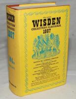 Wisden Cricketers' Almanack 1967. Original hardback with dustwrapper. Slight wrinkling to the head of the dustwrapper spine otherwise in good/very good condition - cricket