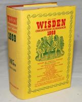 Wisden Cricketers' Almanack 1968. Original hardback with dustwrapper. Slight age toning and tiny mark to the dustwrapper spine otherwise in good/very good condition - cricket