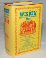 Wisden Cricketers' Almanack 1969. Original hardback with dustwrapper. Odd minor faults to the dustwrapper including age toning to the spine otherwise in good/very good condition - cricket