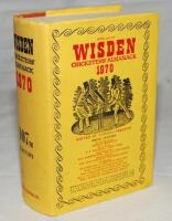 Wisden Cricketers' Almanack 1970. Original hardback with dustwrapper. Very minor wear to dustwrapper otherwise in good/very good condition - cricket