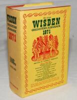 Wisden Cricketers' Almanack 1971. Original hardback with dustwrapper. Minor marks and wear to dustwrapper otherwise in good/very good condition - cricket
