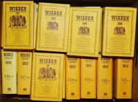 Wisden Cricketers' Almanack 1996 to 2016. Original hardback with dustwrapper. Odd faults to dustwrapper edges otherwise in good/very good condition. Qty 21 - cricket