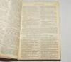 Wisden Cricketers' Almanack 1871. Eighth edition. Lacking original paper wrappers, bound in facsimile wrappers, also a facsimile piece has been added to page 13/14 to the bottom third of the page otherwise all original and complete. Minor foxing to title - 2