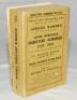 Wisden Cricketers' Almanack 1913. 50th (Jubilee) edition. Original paper wrappers. Minor soiling to wrappers, some loss to spine paper, the last three advertising pages and rear wrapper detached otherwise in good+ condition - cricket