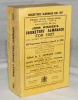 Wisden Cricketers' Almanack 1927. 64th edition. Original paper wrappers. Very good/excellent condition - cricket