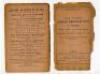 Wisden Cricketers' Almanack 1880 to 1890. A collection of original wrappers for books for the period stated. The wrappers consist of front and rear wrappers for the 1880, 1881, 1883, 1888 and 1890 editions, front wrapper for 1884 and 1889 and rear wrapper - 5