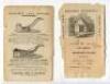 Wisden Cricketers' Almanack 1880 to 1890. A collection of original wrappers for books for the period stated. The wrappers consist of front and rear wrappers for the 1880, 1881, 1883, 1888 and 1890 editions, front wrapper for 1884 and 1889 and rear wrapper - 6