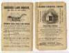 Wisden Cricketers' Almanack 1892 to 1900. A collection of original wrappers for books for the period stated. The wrappers consist of front and rear wrappers for the 1892, 1894 (both for the original edition and the second issue), 1895, 1897 and 1900 editi - 2