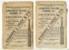 Wisden Cricketers' Almanack 1892 to 1900. A collection of original wrappers for books for the period stated. The wrappers consist of front and rear wrappers for the 1892, 1894 (both for the original edition and the second issue), 1895, 1897 and 1900 editi - 4