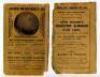 Wisden Cricketers' Almanack 1892 to 1900. A collection of original wrappers for books for the period stated. The wrappers consist of front and rear wrappers for the 1892, 1894 (both for the original edition and the second issue), 1895, 1897 and 1900 editi - 15