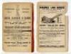 Wisden Cricketers' Almanack 1900 to 1915. A collection of original wrappers for books for the period stated. The wrappers consist of front and rear wrappers for the 1900 (plus cellophaned wrappers and spine complete) , 1902, 1904, 1905, 1907, 1910, 1911, - 2