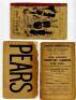 Wisden Cricketers' Almanack 1900 to 1915. A collection of original wrappers for books for the period stated. The wrappers consist of front and rear wrappers for the 1900 (plus cellophaned wrappers and spine complete) , 1902, 1904, 1905, 1907, 1910, 1911, - 9