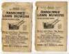 Wisden Cricketers' Almanack 1900 to 1915. A collection of original wrappers for books for the period stated. The wrappers consist of front and rear wrappers for the 1900 (plus cellophaned wrappers and spine complete) , 1902, 1904, 1905, 1907, 1910, 1911, - 14