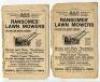 Wisden Cricketers' Almanack 1900 to 1915. A collection of original wrappers for books for the period stated. The wrappers consist of front and rear wrappers for the 1900 (plus cellophaned wrappers and spine complete) , 1902, 1904, 1905, 1907, 1910, 1911, - 16