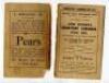 Wisden Cricketers' Almanack 1900 to 1915. A collection of original wrappers for books for the period stated. The wrappers consist of front and rear wrappers for the 1900 (plus cellophaned wrappers and spine complete) , 1902, 1904, 1905, 1907, 1910, 1911, - 19