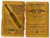Wisden Cricketers' Almanack 1921 to 1943. A complete collection of original front and rear wrappers for books for the period stated. Original linen covers from 1938 onwards. Varied condition, some wear to wrappers/covers, some soiling, some loss to wrappe - 3