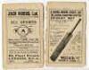 Wisden Cricketers' Almanack 1921 to 1943. A complete collection of original front and rear wrappers for books for the period stated. Original linen covers from 1938 onwards. Varied condition, some wear to wrappers/covers, some soiling, some loss to wrappe - 4