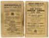 Wisden Cricketers' Almanack 1921 to 1943. A complete collection of original front and rear wrappers for books for the period stated. Original linen covers from 1938 onwards. Varied condition, some wear to wrappers/covers, some soiling, some loss to wrappe - 7