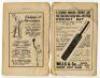 Wisden Cricketers' Almanack 1921 to 1943. A complete collection of original front and rear wrappers for books for the period stated. Original linen covers from 1938 onwards. Varied condition, some wear to wrappers/covers, some soiling, some loss to wrappe - 8