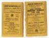Wisden Cricketers' Almanack 1921 to 1943. A complete collection of original front and rear wrappers for books for the period stated. Original linen covers from 1938 onwards. Varied condition, some wear to wrappers/covers, some soiling, some loss to wrappe - 9