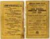 Wisden Cricketers' Almanack 1921 to 1943. A complete collection of original front and rear wrappers for books for the period stated. Original linen covers from 1938 onwards. Varied condition, some wear to wrappers/covers, some soiling, some loss to wrappe - 11