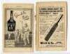 Wisden Cricketers' Almanack 1921 to 1943. A complete collection of original front and rear wrappers for books for the period stated. Original linen covers from 1938 onwards. Varied condition, some wear to wrappers/covers, some soiling, some loss to wrappe - 18
