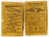 Wisden Cricketers' Almanack 1921 to 1943. A complete collection of original front and rear wrappers for books for the period stated. Original linen covers from 1938 onwards. Varied condition, some wear to wrappers/covers, some soiling, some loss to wrappe - 19