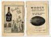 Wisden Cricketers' Almanack 1921 to 1943. A complete collection of original front and rear wrappers for books for the period stated. Original linen covers from 1938 onwards. Varied condition, some wear to wrappers/covers, some soiling, some loss to wrappe - 22