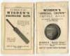Wisden Cricketers' Almanack 1921 to 1943. A complete collection of original front and rear wrappers for books for the period stated. Original linen covers from 1938 onwards. Varied condition, some wear to wrappers/covers, some soiling, some loss to wrappe - 26