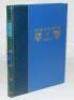 'Eton &amp; Harrow at Lords'. Robert Titchener-Barrett. London 1996. Bound in quarter leather and blue cloth, raised bands to spine, gilt title to front and spine, gilt to top page edges. Limited edition no. 55/250. Signed by the author to the limitation 