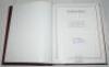 'Wheelwrights to Wickets. The Story of the Cricketing Hearnes'. J.W. 'Jack' Hearne. Boundary Books, Goostrey 1996. Red quarter leather with gilt title to spine and gilt to top page edges. Limited edition no. 28/50, signed by Hearne and E.W. Swanton. VG - - 2
