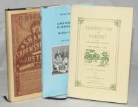 J.W. McKenzie facsimile reprint publications. Three titles including one limited edition. 'Shaw and Shrewsbury's Team in Australia 1884-5' 1985, limited edition no. 177/200. 'Curiosities of Cricket by An Old Cricketer' 1989. 'Lord Harris's Team in Austral