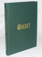 'A Guide to Cricket. A Weekly Record of the Game'. Tony Laughton, Newnham 2013. Limited edition of fifty copies, this being number 32, signed in ink by Laughton to limitation label to inside front cover. VG - cricket