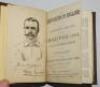 'The Australians In England. A Complete Record of the Cricket Tour of 1884. Batting and Bowling Averages of the Australians and Englishmen who played against them'. Edited by Charles F. Pardon. London 1884. viii, 184pp with adverts to front and back. Rebo