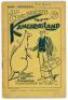 'J.N. Crawford's Trip to Kangarooland. Illustrated by Rip!'. John Neville Crawford. Cricket Offices, London 1909. An amusing account of the 1907-08 Test tour. Original decorative wrappers. 62pp plus adverts. Padwick 4435. Ownership names in ink to front w